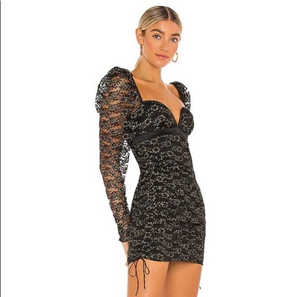 For Love & Lemons Free People Lace Mini Dress